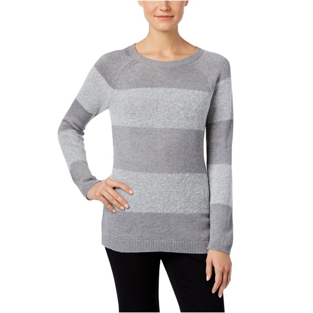 Suéter con textura Calvin Klein para mujer gris mediano Pull-over