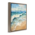 thumbnail image 3 of Stupell Industries Hear The Waves Coast Brown Framed Floater Canvas Wall Art, design by LSR Design Studio, 18 x 18, 3 of 9
