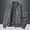 Grey, variant on Xysaqa Men's Full Zip Bomber Jacket Fall Winter Windbreaker Casual Cotton Warm Thicken Military Jacket Outwear with Multi Pockets M-4XL（Available in Big & Tall) Gray