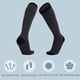 thumbnail image 4 of Calcetines de presión por encima de la rodilla para exteriores: calcetines para correr maratón para hombres y mujeres, 4 of 6