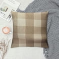 thumbnail image 2 of Nawypu UGASA Fall Farmhouse Decorative Throw Pillow Covers Plaids Checkered Cushion Covers Supersoft Cushion Case for Sofa/Bedroom/Car, Beige White, 2 of 5