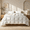 White/Winter, variant on DOWNFORT Down Feather Comforter Twin Size - 750 High Fill Power Heavyweight Winter Duvet Insert, Luxurious Hotel Medium Warmth Bedding Comforter (68 X 90")