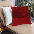 thumbnail image 1 of Ahgly Company Color Focus Red Coussin Décoratif d'Extérieur, 18 Po X 18 Po, 1 of 6