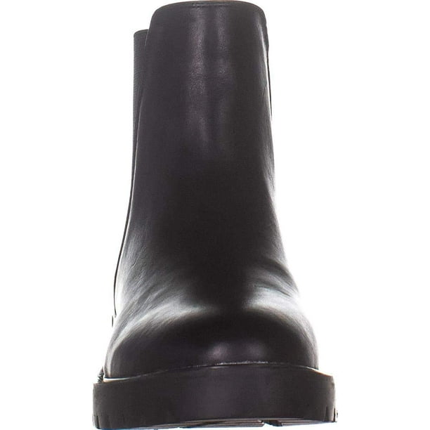 Gliding black leather steve madden sale