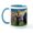 White/Blue Inside, variant on CafePress - Saint Francis' Newfie Mug - 11 oz Ceramic Mug - Novelty Coffee Tea Cup