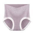 thumbnail image 3 of YWDJ Lightweight High Waist No Show Traceless Briefs Graphene Crotch High Waist Hip Lift Abdomen Tight Bodybuilding Briefs Purple XL, 3 of 3