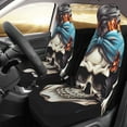 thumbnail image 3 of Fotbe Bow Flower Skull Pattern Automotive Seat Covers for Cars Trucks and SUVs – Car Seat Covers for Front Seats,Protective Seat Covers,Vehicle Seat Covers, Set of 2, 3 of 9