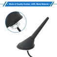 thumbnail image 5 of Unique Bargains 1 Pc AM/FM Radio Signal Antenna Mount 3.5" Car Radio Aerial with 11.8" Cable Black Rubber ABS Metal, 5 of 7