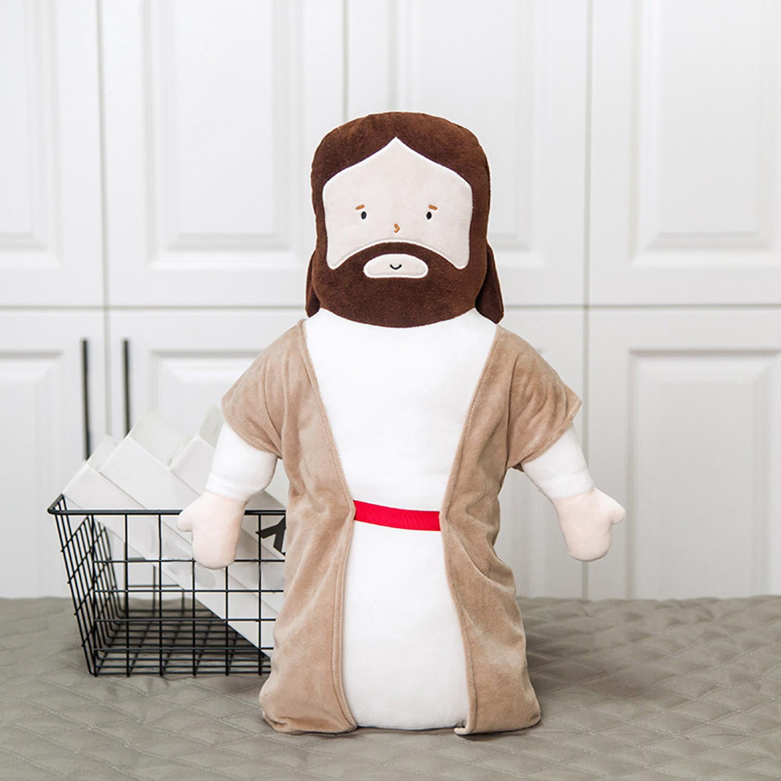 Menolana Jesus Plush Doll Religious Classic Decoration Gift Savior Ornament Stuffed Easter mas Church Kids Boys and Grils