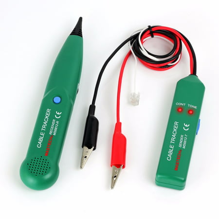 ESYNIC Telephone Cable Tracker Phone Network Wire Cable Tester Line Tracker RJ11 Cable Wire Tracker Toner Tracer Tester MS6812 Battery (Best Wire Toner Tracer)