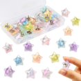 thumbnail image 1 of Alfileres EMUTOL Star, 24 unidades, con funda de metal y resina colorida, 1 of 7