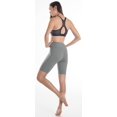 thumbnail image 4 of LMB Biker Shorts for Women Extra Soft Fabric - (XS - S) Light Grey, 4 of 6
