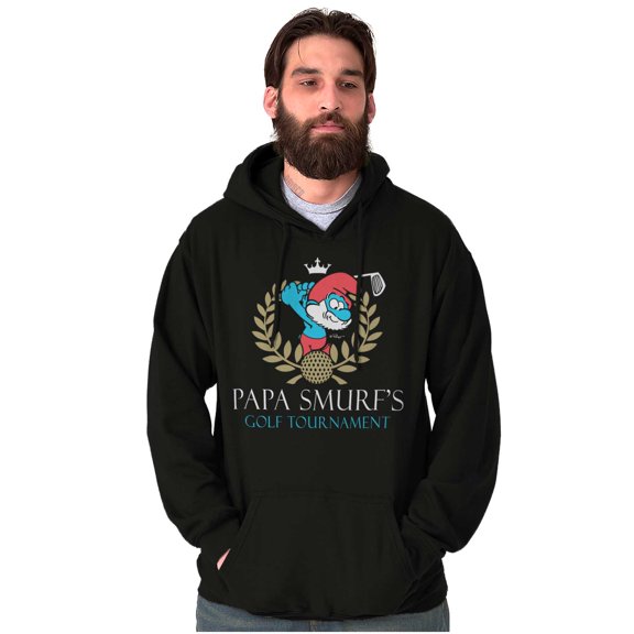 Papa Smurf's Golf Tournament Cartoon Hoodie Sweatshirt Women Men Brisco Brands S