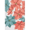 thumbnail image 2 of Popp, Grace 17x24 White Modern Wood Framed Museum Art Print Titled - Christmas Poinsettias Collection E, 2 of 4