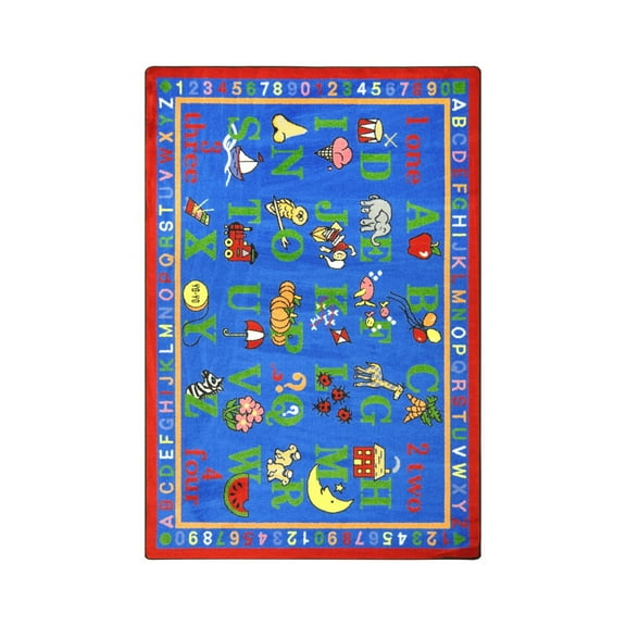 Phonics Fun 7'8" x 10'9" Area Rug In Color Multi
