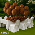 thumbnail image 4 of PMU Balloons 11 Inch PartyTex Premium Chestnut Brown Latex Pkg/100, 4 of 6