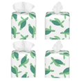 thumbnail image 2 of Goofa Sea Turtle Tissue Box Cover PVC Leather Tissue Holder Square Facial Tissue Case Facial Paper Organizer Dispenser for Bathroom, Vanity Countertop, 2 of 8