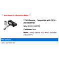 thumbnail image 2 of TPMS Sensor - Compatible with 2014 - 2017 BMW X5 2015 2016, 2 of 2