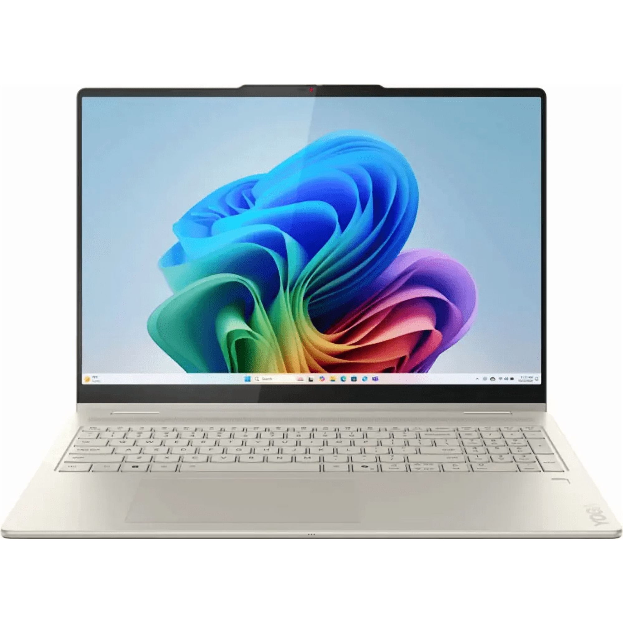 Lenovo Yoga 7 16” WUXGA Copilot+ PC 2-in-1 Touchscreen Laptop, AMD Ryzen AI 5 340, 16GB RAM, 512GB SSD, Windows 11 Home, Seashell
