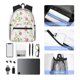 thumbnail image 4 of Balery Roses Flowers Mochila para Mujeres y Hombres, Mochila Ligera Casual para Viajes, Mochila Clásica Básica para la Universidad, 4 of 6