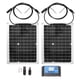 thumbnail image 2 of Kit De Panel Solar De 2 Uds, Panel De Carga Solar De Silicio Monocristalino De 50 W Con Controlador De 10 A Para Coche, Yate, RV, 2 of 7