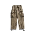 thumbnail image 4 of Dvprdro Mens Cotton Sweatpants Elastic Bottom Drawstring Casual Athletic Jogger Pants Cargo Loose Fit Lounge Hiking Workout Sweat Pants with Multi Pockets, 4 of 6