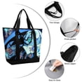 thumbnail image 3 of Shadow Milk Cookie Shopping Tote Insulated Thermal Bag Multi-Purpose Reusable Grocery Bag for Beach & Picnic, 3 of 8