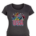 thumbnail image 3 of Marvel - USA - Maternity Scoop Neck Graphic T-Shirt, 3 of 5