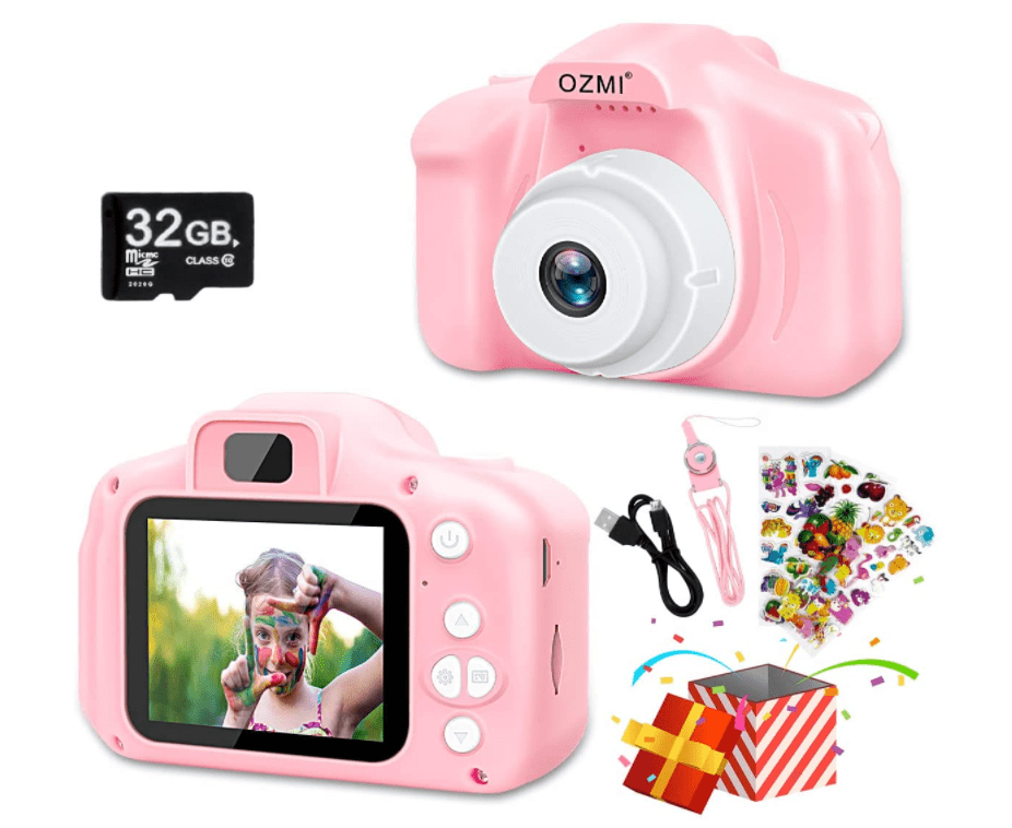 BAISIQI Selfie Cameras for Kids Toy for 3-8 Year Old Girls Children Digital 