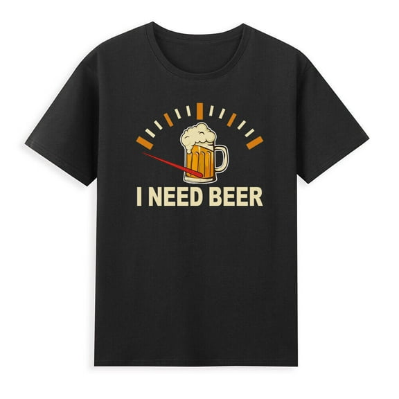 I Need Beer Shirt Beer Drinking Lovers Oktoberfest Vintage Gift Men's T-Shirt