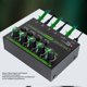 thumbnail image 3 of Mezclador de 4 Canales Con Luz Rgb, Controlador de DJ Multifuncional de Bajo Ruido, Mezclador de Sonido Con Ruido Súper Bajo y Fácil Configuración para Teclado,, 3 of 7