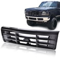 thumbnail image 2 of CROSSDESIGN Grille Grill Fit for Ford Bronco 1992-1996/Ford F150 F250 F350 1992-1997, 2 of 9