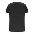 thumbnail image 6 of Summer Saving Wycnly Womens Blouses and Tops Dressy Casual Comfy Breathable Button up Henley Shirts Summer Plain V-Neck Short Sleeve Cute Tees Tops Black s, 6 of 7