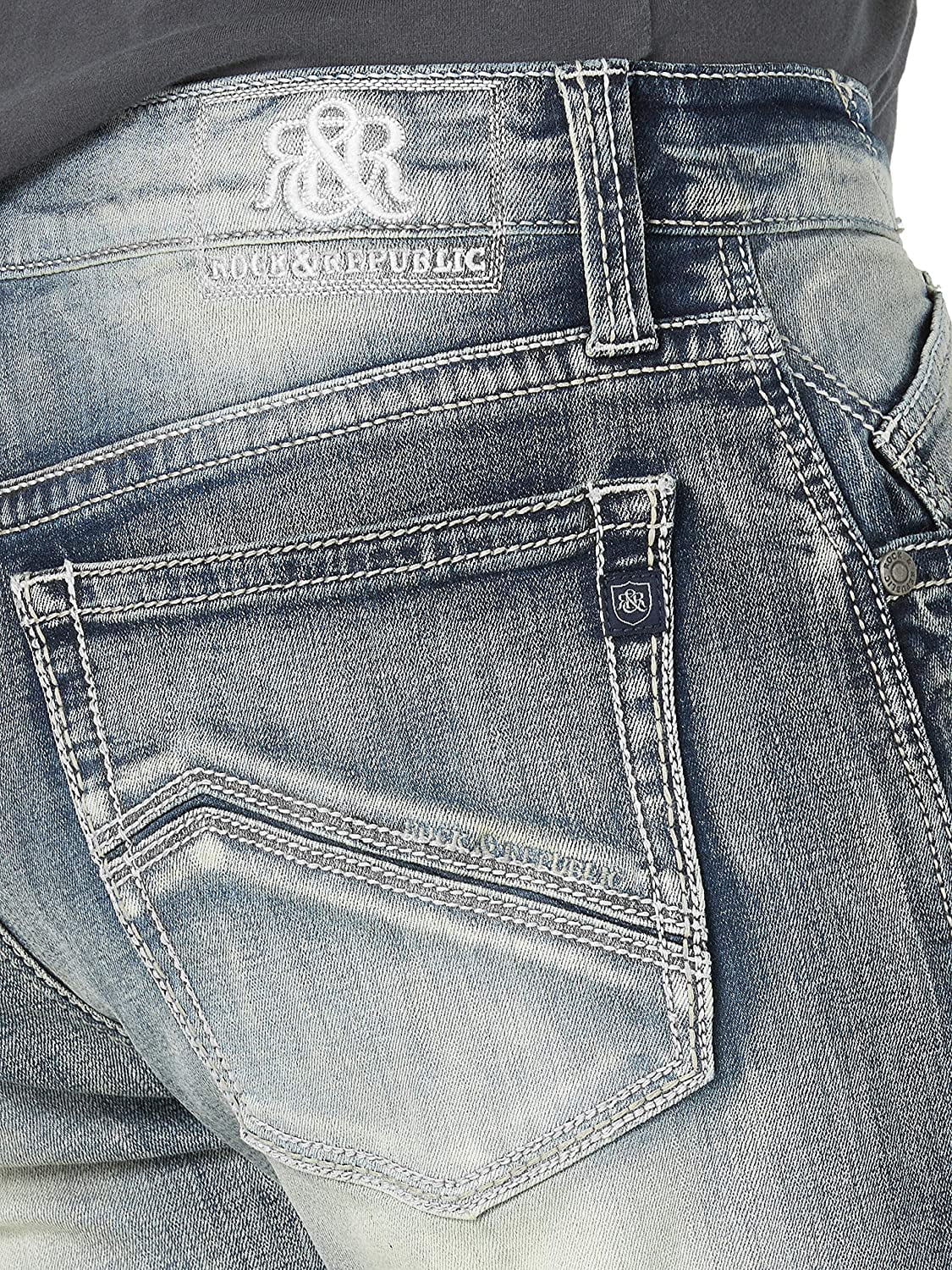 Rock & Republic Men's Relaxed Straight Leg Jean with Ultra Comfort Denim