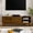 Brown Ebony, variant on Jopath 59" Mid-Century Rattan Tv Stand, Wood Media Console,Entertainment Cabinet With 2 Rattan Doors And 4 Solid Wood Legs, For Living Room Media Room Dark Wood