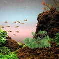 thumbnail image 3 of 2pcs 3.9 Inch Height Artificial Coconut Palm Plant for Aquarium Fish Tank Green, 3 of 8