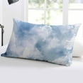 thumbnail image 5 of Blue Sky Throw Pillow Cover 20 x 36 Inch Decorative Pillow Cover Cloud Gradient Natural Landscape Scenery Lumbar Pillowcase Seasonal Rectangle Cushion Case for Couch Sofa Bed Living Room, 5 of 7