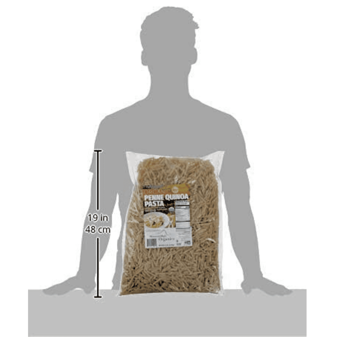 Pasta, Penne  4/5LB BAGS Certified Gluten Free, USDA Organic & GMO Free,  Wheat & Corn-Free, Made w/3 Ingredients -Mountain High Organics