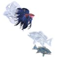 thumbnail image 1 of Juego de moldes de silicona Kingmise de peces Betta y Bass para arte de pared, 1 of 9
