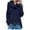 Blue, variant on BSDJILFG Turtleneck Sweaters for Women Casual Solid Color Long Sleeve Tops Knitted Shirts Thick Pullover Sweater Tops Fall Rollbacks,S-2XL