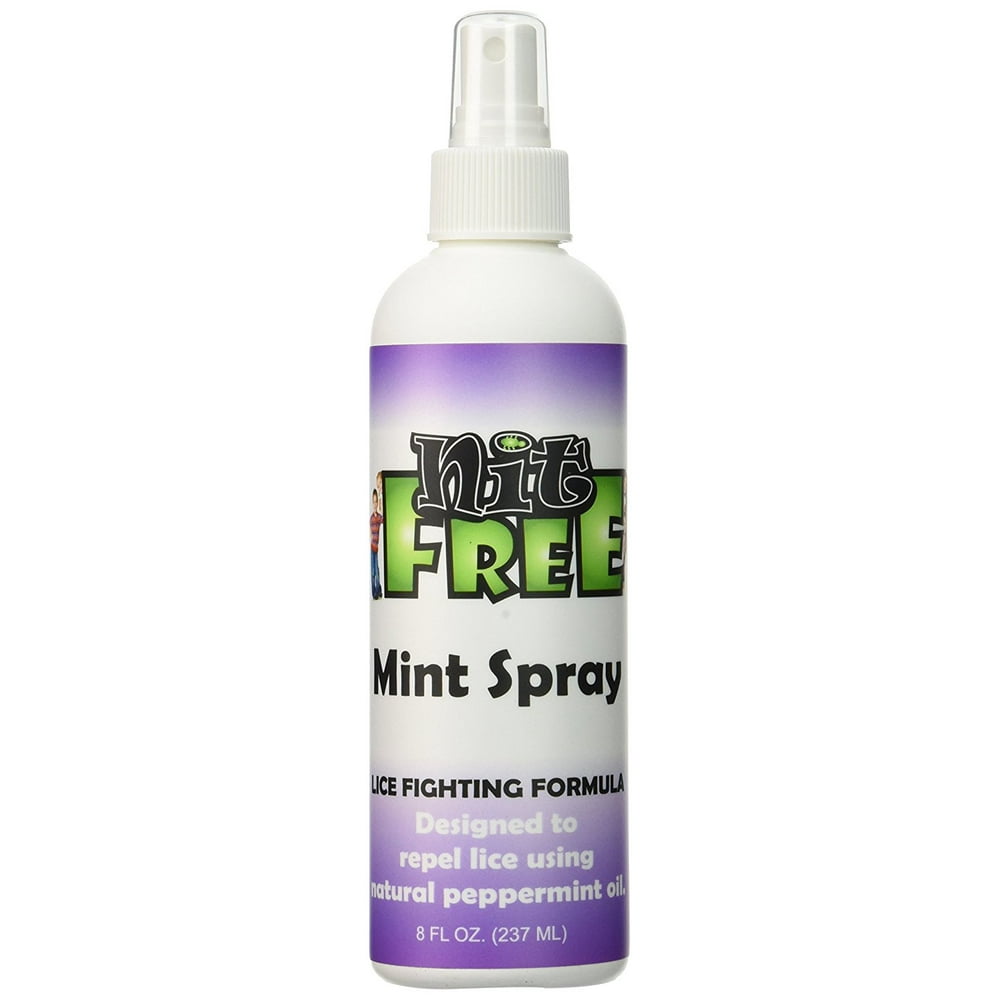 Nit Free Head Lice Repellent Spray (Peppermint, 8Ounce)