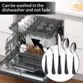 thumbnail image 6 of 20-Pieces Black Silverware Sets for 4,Black Handle Stainless Steel Cutlery Set, Include Forks Spoons and  Set, Dishwasher Safe Utensil Sets for  Restaurant, 6 of 6