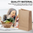 thumbnail image 4 of Grocery/Lunch Bag, Kraft Paper Multipurpose Use, Brown Paper Bags for Shopping, Storage, Small Trash Cans and More 50 Count, 4 of 6