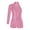 Pink, variant on Yartina Kids Girls Long Sleeve Dance Bodysuit One Shoulder Sequin Gymnastics Leotard One Piece Pink 16