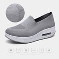 thumbnail image 2 of Zapatos Para Correr Mocasines informales para mujer, zapatillas informales transpirables para deportes al aire libre (38 gris) Likrtyny Para Estrenar, 2 of 9