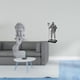 thumbnail image 2 of Estatua de meditación del caballero Buda Gautama, escultura coleccionable, figura decorativa, adorno de mesa para jardín, entrada, dormitorio, inaugur, 2 of 8