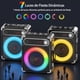 thumbnail image 3 of Bocina Karaoke JYX, Altavoz Bluetooth con Radio FM, 2 Micrófonos Inalámbricos, luz LED de Fiesta, Control Remoto, 3 of 14
