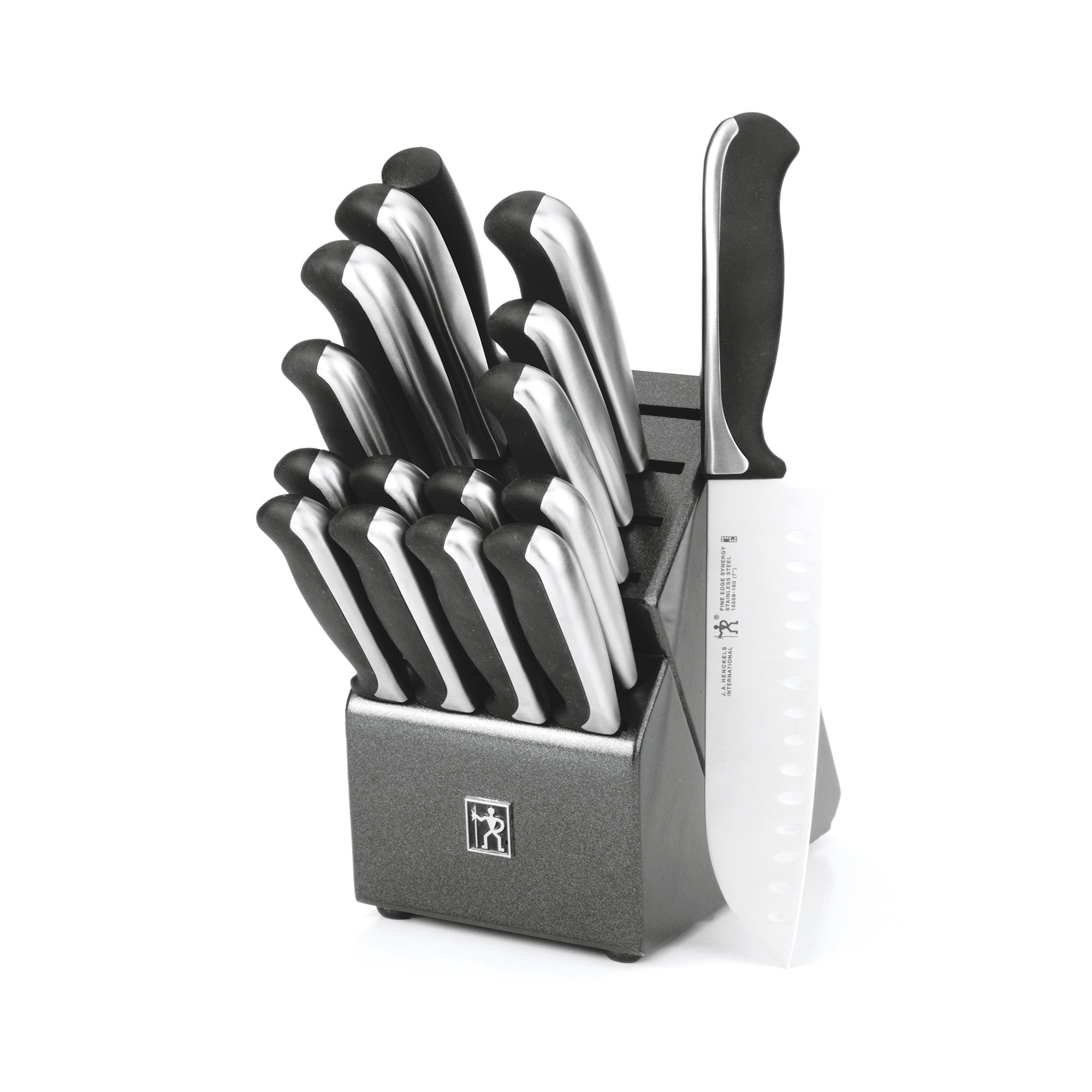 J.A. Henckels International Fine Edge Synergy 17-pc Knife Block Set - Walmart.com