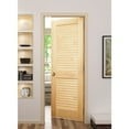 thumbnail image 4 of Frameport Louvered Solid Manufactured Wood Plantation Louver Slab Standard Door, 4 of 6