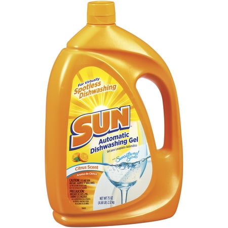 Sun Dish Citrus Scent Automatic Dishwashing Gel 75 Oz Jug